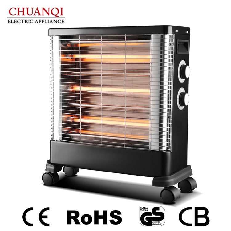 कार्यक्षम घर गरम करण्यासाठी थर्मोस्टॅटसह 2400W 4 ट्यूब क्वार्ट्ज हीटर का निवडावे?